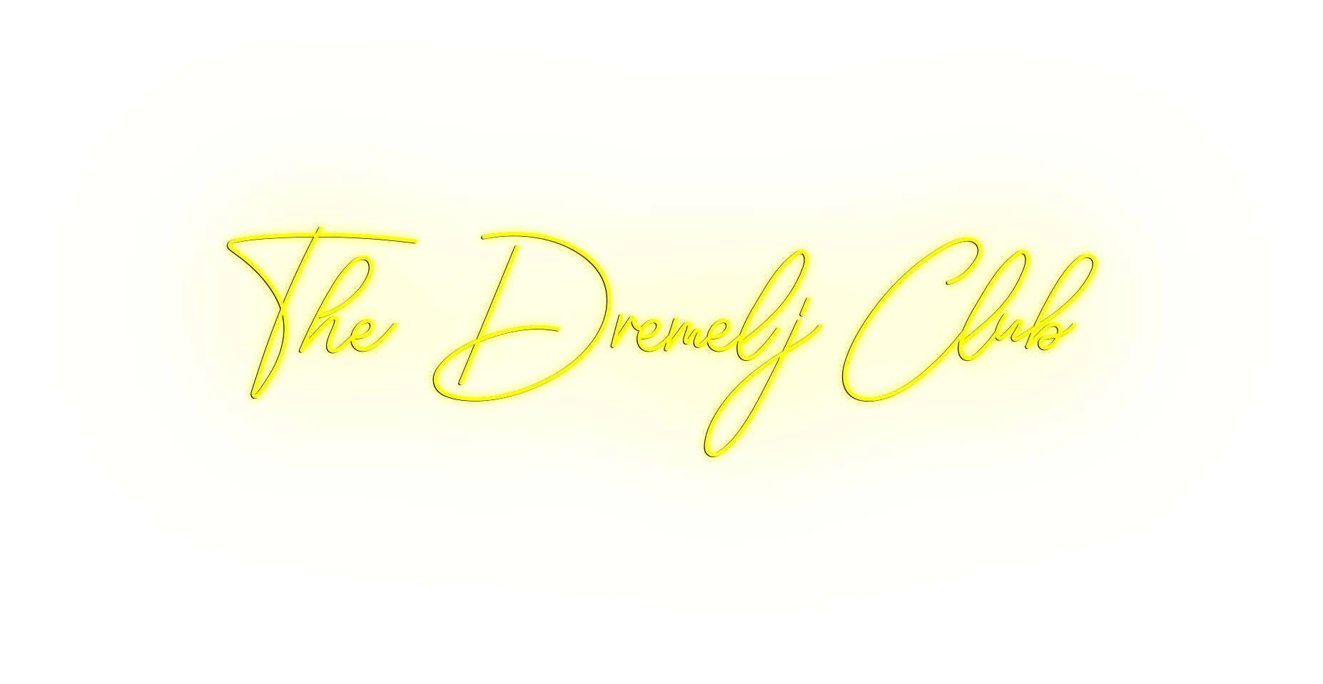 Een handschrift van één doorlopende lijn