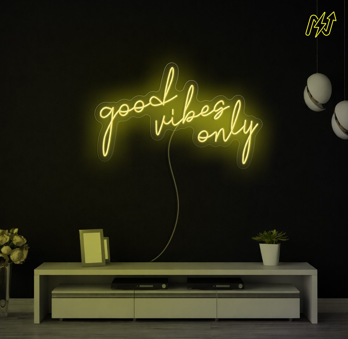 Good Vibes Only LED-neonbord
