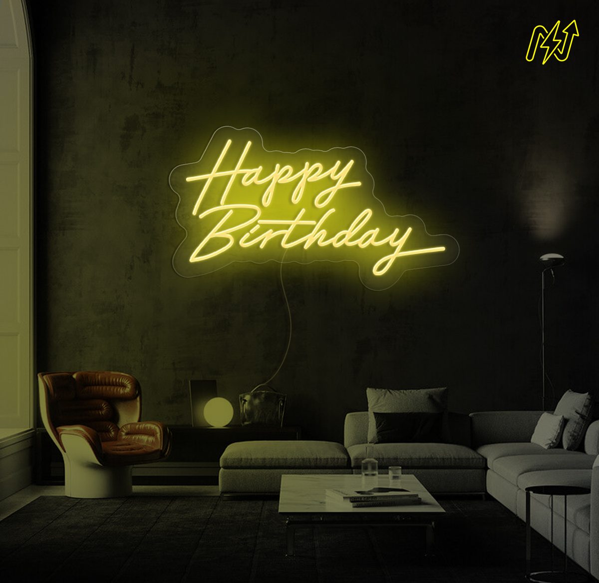 Happy Birthday LED-neonbord