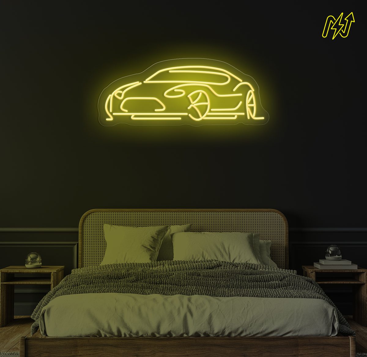 Hypercar LED-neonbord